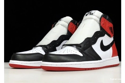 Hyperoad JORDAN  AIR TOE” “BLACK WHITE HIGH MENS OG RED 1 BLACK-VARSITY 0902